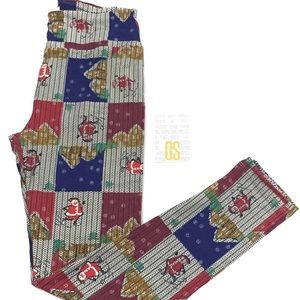 Lularoe Holiday Leggings, Size Adult OS
